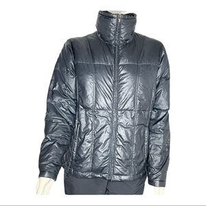 Columbia Insulated Black Down and Feather Zip up Jacket Sz Med